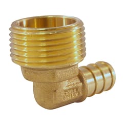 Apollo 1/2 in. PEX Barb in to X 3/4 in. D MPT Brass 90 Degree Elbow