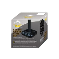 Crown Shade Black Plastic Weight Plate