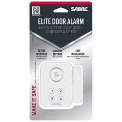 Sabre Battery Powered Indoor White Door Alarm