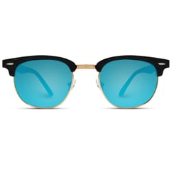 WearMe Pro Black Frame Blue Lens Sunglasses