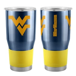 Boelter Brands Ultra 30 oz Navy BPA Free NCAA West Virginia Tumbler with Lid