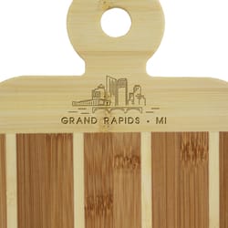 Totally Bamboo 9 in. L X 6 in. W X 0.5 in. Bamboo Serving & Cutting Board