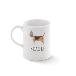 Pet Shop by Fringe Studio Julianna Swaney 12 fl. oz. White BPA Free Beagle Mug