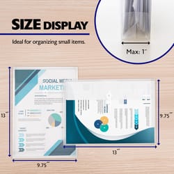 Bazic Products Clear String Document Holder 2 pk