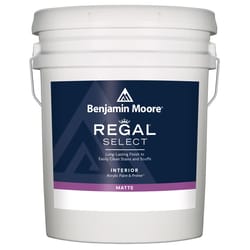 Benjamin Moore Regal Select Matte Base 4 Interior Latex Wall Paint Interior 5 gal