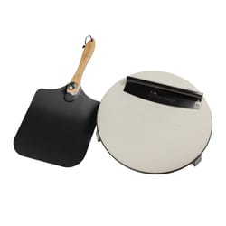 recteq Bullseye Pizza Stone Kit Ceramic/Metal Grill Accessory Bundle