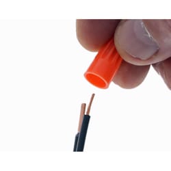 Ideal Wire-Nut 14 AWG Wire Connectors Orange 250 pk