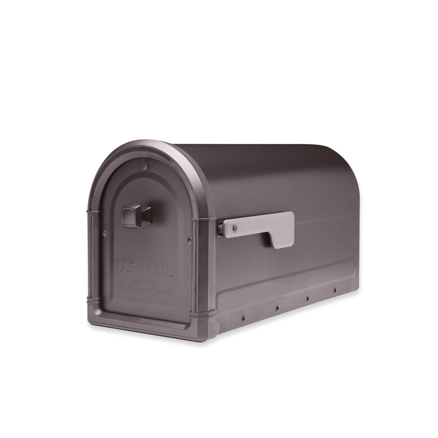 Architectural Mailboxes Roxbury Galvanized Steel Post Mounted Rubbed