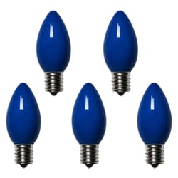 Holiday Bright Lights Incandescent C9 Blue 25 ct Replacement Christmas Light Bulbs 0.08 ft.