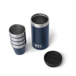 YETI 1.7 oz Navy Stainless Steel Packable Shot Glass Set