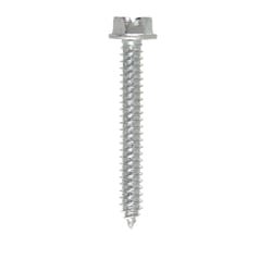 Hillman No. 14 X 2 in. L Slotted Hex Head Sheet Metal Screws 100 pk