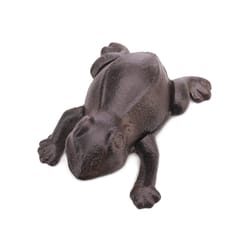 Summerfield Terrace Brown Cast Iron 2.25 in. H X 4 in. L X 2.75 in. W Frog Key Hider