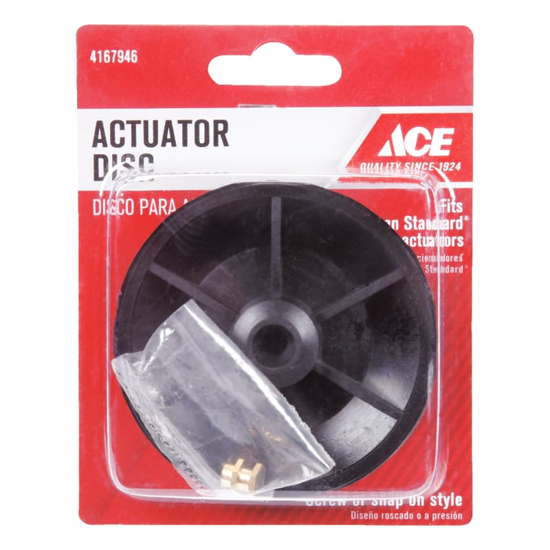Ace Actuator Disc for Toilet Flush Valve Black Brass For