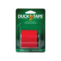 Duck 1.88 in. W X 5 yd L Red Solid Duct Tape