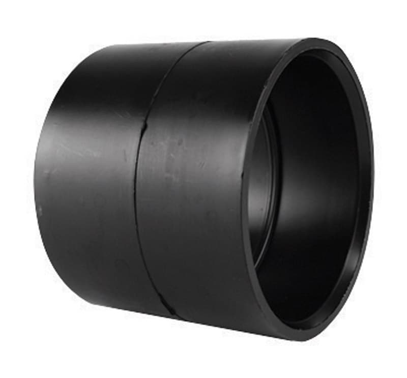 ABS001000800 Charlotte Pipe 2 in. Hub X 2 in. D Hub ABS Couplin sku ABS001000800