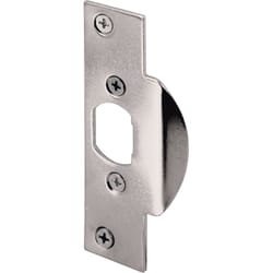 Prime-Line Defender Security 4.25 in. H X 1.125 in. L Chrome Silver Steel Latch Strike Plate