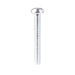 HILLMAN No. 6-32 X 1 in. L Combination Round Head Zinc-Plated Steel Machine Screws 100 pk