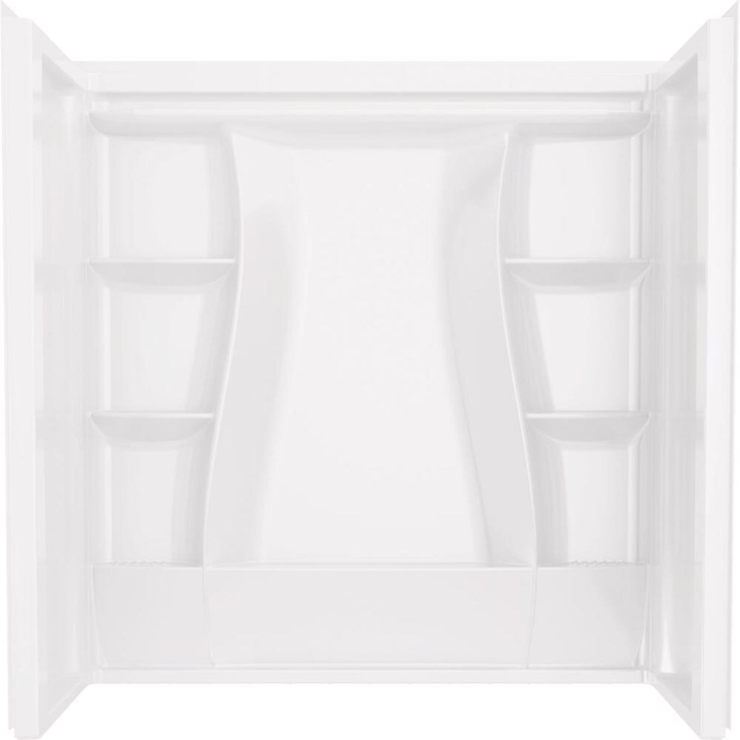 Delta Classic 500 61-1/4 in. H X 32 in. W X 60 in. L White Bathtub Wall -  B23205-6032-WH