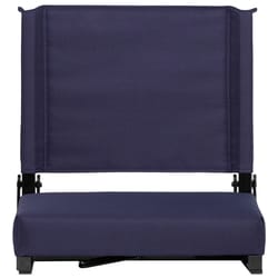 Flash Furniture Navy Blue Fabric Contemporary Stadium Chair