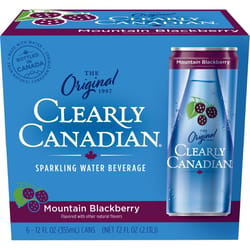 Clearly Canadian Black Berry Sparkling Spring Water 12 fl. oz. 1 pk