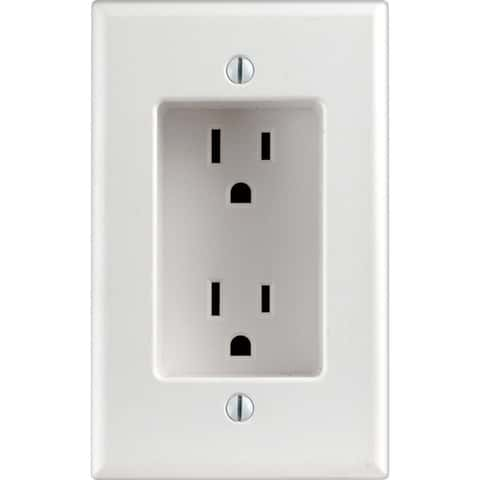 Woods Indoor 8 Outlet Timer Power Strip 125 V White - Ace Hardware