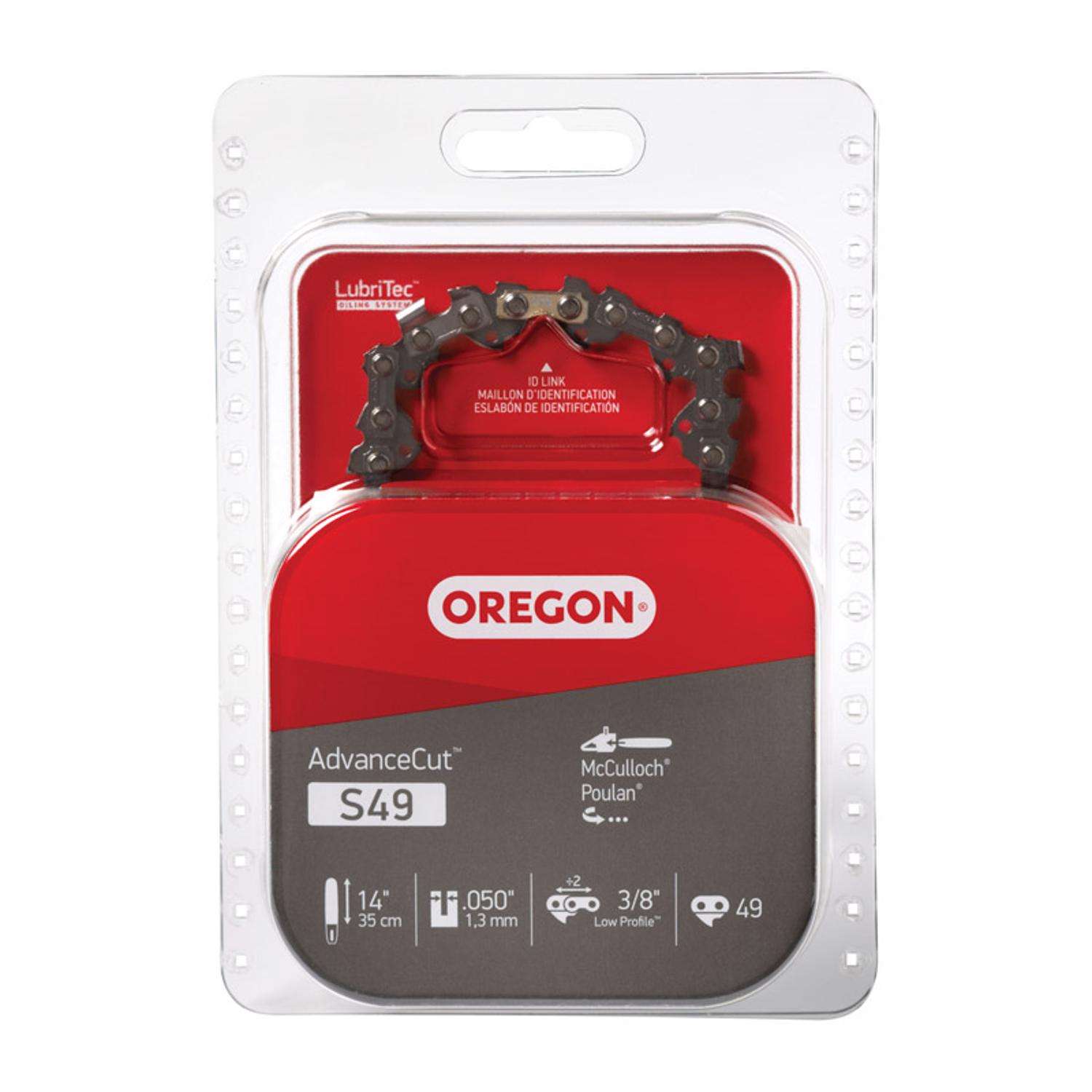 Oregon AdvanceCut S49 14 in. Chainsaw Chain 49 links Ace Hardware