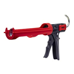 TAOSHENG Metal Silicone Caulking Gun, Filling Sealing Hand Caulk Gun with Trigger/Grip/Smooth Rod with Lock, Universal Fit for 300ml Silicone