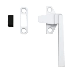 Prime-Line  3.5 in. L Die-Cast  White  Steel  Left  Casement Locking Handle Casement Operator Tee Ha 