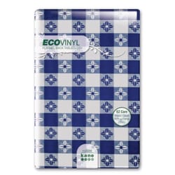 Kane Home Blue Check Vinyl Tablecloth 52 in. L X 90 in. W