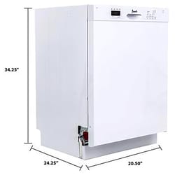 Avanti 3 cu ft White Steel Personal Cube Refrigerator 1000 W
