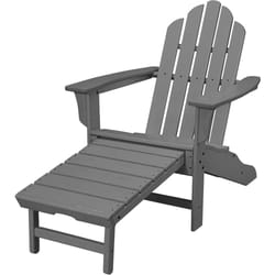 Hanover HDPE Frame Adirondack Chair with Ottoman