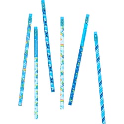 OOLY Lil Juicy #2 Writing & Drawing Pencil 6 pk Blue