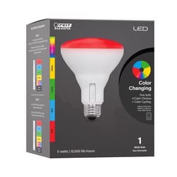 Feit BR30 E26 (Medium) Smart-Enabled LED Floodlight Bulb Color Changing 65 Watt Equivalence 1 pk