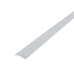 M-D BUILDING PRODUCTS 0.3 in. H X 1.38 in. W X 72 in. L Polished Silver Aluminum Carpet Trim