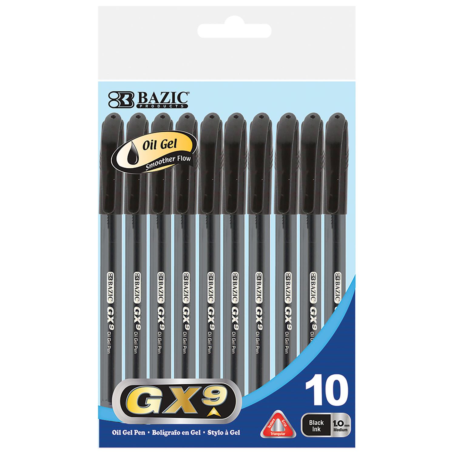 BAZIC Fiero Black Fiber Tip Fineliner Pen (4/Pack) Bazic Products