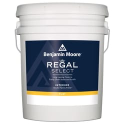 Benjamin Moore Regal Select Flat Super White Water-Based Paint and Primer Interior 5 gal