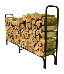 Panacea Black Powder Coated Steel Log Rack