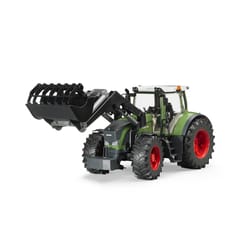 Bruder Fendt Tractor with Frontloader Toy Multicolored