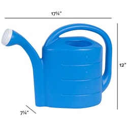 Novelty Blue 2 gal Plastic Deluxe Watering Can