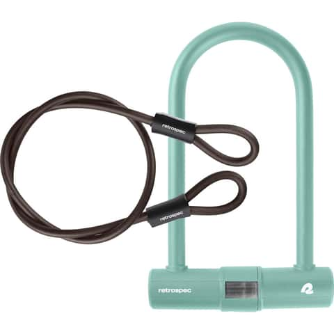 Retrospec Steel Bike Locks Matte Matcha