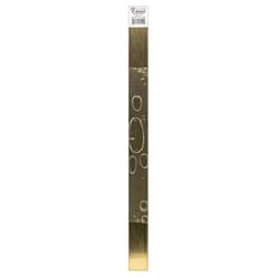 K&S 0.032 in. X 1 in. W X 12 in. L Mill Brass Metal Strip