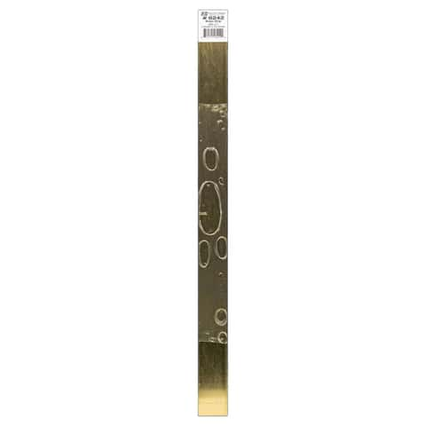 K&S Metal | Flat Brass Strip pack of 3