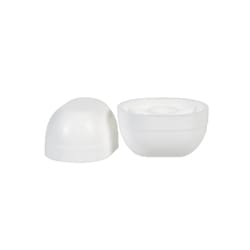 Plumb Pak Toilet Bolt Caps White Plastic For Universal