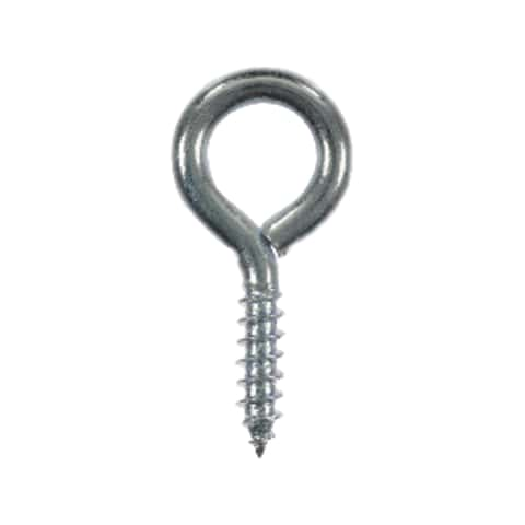 STAINLESS STEEL EYE BOLT WOOD SCREW - 1/4 X 1-5/8