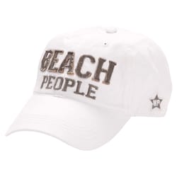 Pavilion We People Beach People Baseball Cap White One Size Fits All