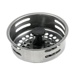 Chef Craft 1-1/2 in. D Chrome Silver Stainless Steel Sink Strainer