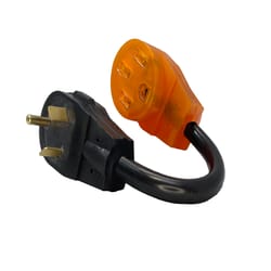 Reliance Controls Color Connect 10/3 SJTW 125 V 12 in. L Generator Power Cord Adapter