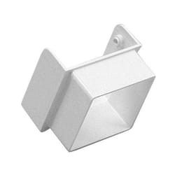 Amerimax 2 in. H X 2 in. W X 2 in. L White Vinyl Gutter Diverter