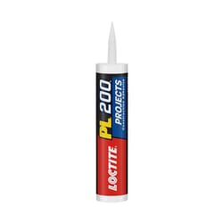 Loctite PL 200 Projects Synthetic Elastomeric Polymer Construction Adhesive 10 oz