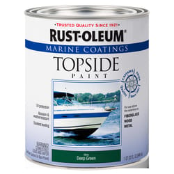 Rust-Oleum Marine Coatings Outdoor Gloss Deep Green Marine Topside Paint 1 qt